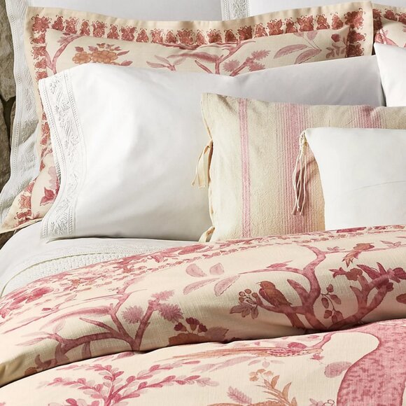 Ralph Lauren Katrine Off White King Pillowcases